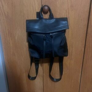 Botkier Trigger small black backpack with adjustable straps